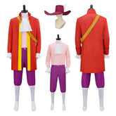 Captain Hook Cosplay Anime Peter Pan Costume Hat Halloween Carnival Suit